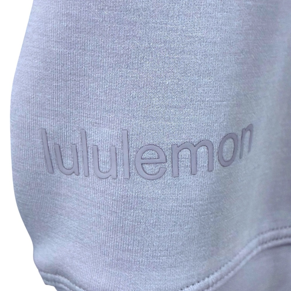 lululemon Perfectly Oversized Cropped Lavender Crew Neck Top Size: Small - Picture 5 of 8